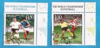 B-1006  BOSNIA REPUBLIKA SRPSKA 243-44 SPORT CALCIO  GIAPPONE COREA DEL SUD USED - 2002 – Corée Du Sud / Japon