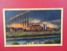 Pennsylvania > Pittsburgh  Steel  Mill Night View  Linen==   ===ref 368 - Pittsburgh