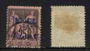 PORT LAGOS / 1893 # 4 - 1 P./25 C. NOIR Sur ROSE OBLITERE / COTE 65.00 EUROS (ref T1044) - Oblitérés