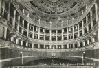 FANO. L'INTERNO DEL TEATRO DELLA FORTUNA. CARTOLINA ANNI '50 - '60 - Fano