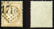 N° 55 15 C Bistre Gros Chiffre CERES TB Cote 5€ - 1871-1875 Ceres