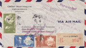 Tres Belle Lettre Recom. MARTINIQUE  1946 Pour Les USA/516. - Lettres & Documents