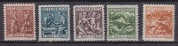 K3323 - AUSTRIA Yv N°326/30 ** - Neufs