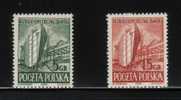 POLAND 1952 GDANSK SHIPYARD SET OF 2 HM - Ships Boats Maritime Danzig - Unused Stamps