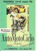 FIERA DI PIACENZA - AUTOMOTOCICLO D'EPOCA - 1992 - 5`  MOSTRASCAMBIO - - Kirmes