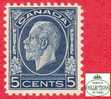 Canada # 199 Scott - Unitrade - Mint - 5 Cents - King George V Medallion - Dated: 1932 / Roi George V - Neufs