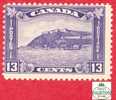 Canada # 201 Scott - Unitrade - Mint - 13 Cents - Quebec Citadel - Dated: 1932 / Ville De Québec - Unused Stamps