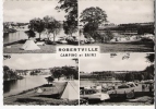 ROBERTVILLE Belgique Carte Multivues Sur Le Camping Et Bains Carte Dentelée Véritable Photo - Weismes