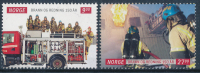 NORWAY/Norwegen 2011, 150 Years Of Fire And Rescue Services Set Of 2v** - Nuevos