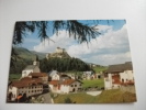 Svizzera Bad Tarasp Vulpera Tarasp Fontana Mit Schloss Tarasp Engadin  Chiesa Castello - Tarasp