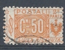 1914-22 REGNO USATO PACCHI POSTALI 50 CENT SEZIONE - RR9594 - Pacchi Postali