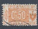 1914-22 REGNO USATO PACCHI POSTALI 50 CENT SEZIONE - RR9594 - Postal Parcels