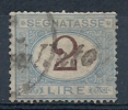 1870-74 REGNO USATO SEGNATASSE 2 LIRE - RR9596 - Impuestos