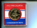 AUSTRALIA - 1915 - 1990 Commemorative Medal - Gallipoli Battle - Sonstige & Ohne Zuordnung