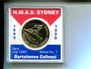 AUSTRALIA - 1940 - 1990 Commemorative Medal - HMAS Sydney II Sunk July 1940 By German Ship - Sonstige & Ohne Zuordnung