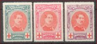 Belgique 132/34 * - 1914-1915 Red Cross