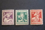 SWITZERLAND  1915 PROJEVENTUTE   YVERT 151/53   ZUMST PJ 4/6   MICHEL  130/32       MNH **      (P60-NVT) - Unused Stamps
