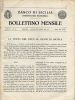 Gio 5 - Banco Di Sicilia – Bollettino Mensile Fascista - First Editions