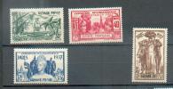 GUYA 291 - YT 144-145-146-148 * Charnières Complètes - Unused Stamps