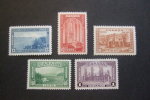 CANADA   1938    SCOTT 241/45     YVERT  197/201    MICHEL 204/208   MNH **    (Q31-NVT) - Unused Stamps