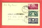 SOUTH AFRICA 1949 FDC Voortrekkers 217-219 With Address - FDC