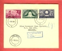 SOUTH AFRICA 1949 FDC Voortrekkers 217-219 With Address - FDC