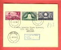 SOUTH AFRICA 1949 FDC Voortrekkers 217-219 With Address - FDC