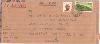 MAHATMA GANDHI - VF COVER From COLONY PUNE To COLUMBUS, OHIO - Mahatma Gandhi