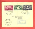 SOUTH AFRICA 1949 FDC Voortrekkers 217-219 With Address - FDC