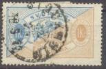 1874 First Issue Perf 14 1 Crown Mi 11Aa /Facit TJ10E / Sc O11 Used/oblitere/gestempelt [kms] - Dienstzegels