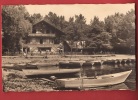 K1045 Colombier Hotel Robinson,barques,Lac Neuchâtel.Cachet Colombier 1953,timbre Manque. Nussbaum Carte-photo. - Colombier