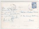 Timbre Yvert N° 674A ?? / Carte , Postcard Du 4 X 60 Pour La France - Lettres & Documents