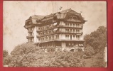 K1080 Chexbres Le Grand Hôtel. Sepia.Cachet Chexbres 1923. Fort Pli Transversal. Jullien - Chexbres