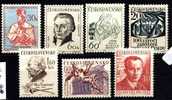 CS 1963 Mi 1386-92 Yt 1263-1266, Aniversary ** - Unused Stamps