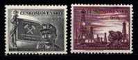 CS 1953 Mi 821-2 ** Yt 725-726 - Unused Stamps