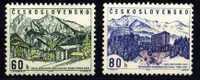 CS 1964 Mi 1456-7 ** Tourismus - Unused Stamps