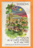 CP  SOISSONS  16e Salon Carte Postale 1995 - Collector Fairs & Bourses