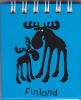Finland Notebook Reindeer - Reno - Renne / Magnet - Imán - Aimant - Autres & Non Classés