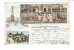Carte Postale Historique De La Suisse, Arrestation Du Major Davel Et Monument Davel à Cully (litho) - Cully