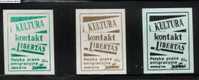 POLAND SOLIDARNOSC SOLIDARITY POLISH UNDERGROUND PRESS IN EXILE KULTURA, KONTAKT, LIBERTAS Newspapers Magazines Journals - Vignettes Solidarnosc