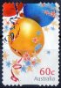 Australia 2010 For Special Occasions 60c Balloons Self-adhesive Used - Oblitérés