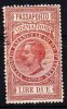 1920  - MARCA  PER  VIDIMAZIONE PASSAPORTO  -  Lire 2 - Revenue Stamps