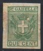 1896 - MARCA PER FIAMMIFERI   - Cent. 2 - Fiscali