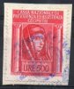 MARCA DA BOLLO CASSA NAZIONALE DI PREVIDENZA ED ASSISTENZA GEOMETRI LIRE 500 - Revenue Stamps