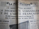 Le Petit Parisien Du 22/07/1938 : Visite Du Roi George VI (état Moyen, Jauni, Déchirures) - Le Petit Parisien