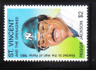 St Vincent 1993 Reggie Jackson Baseball MNH - St.Vincent (1979-...)