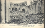 PICARDIE - SOMME - 80 - ROYE  - Camapgne De 1914-1917 - Intérieur De La L'église En Ruines (mars 1917) - WWI - Roye