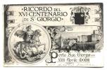 PORTO S.GIORGIO - FERMO - 1903 - XVI CENTENARIO S.GIORGIO. RARA!!!! - Fermo