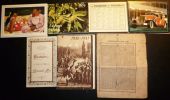 7 CALENDRIERS : 1890 AUTOMOBILE COURRIER DE FOURMIES CALENDRIER DU SOLDAT FRANCAIS CALENDRIER SPIRITUEL ... - Kleinformat : ...-1900