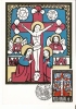 Romania/ Maxi Card / Jesus Crucified - Icon On Glass / First Day Of Issue - Pasqua